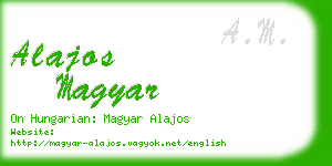 alajos magyar business card